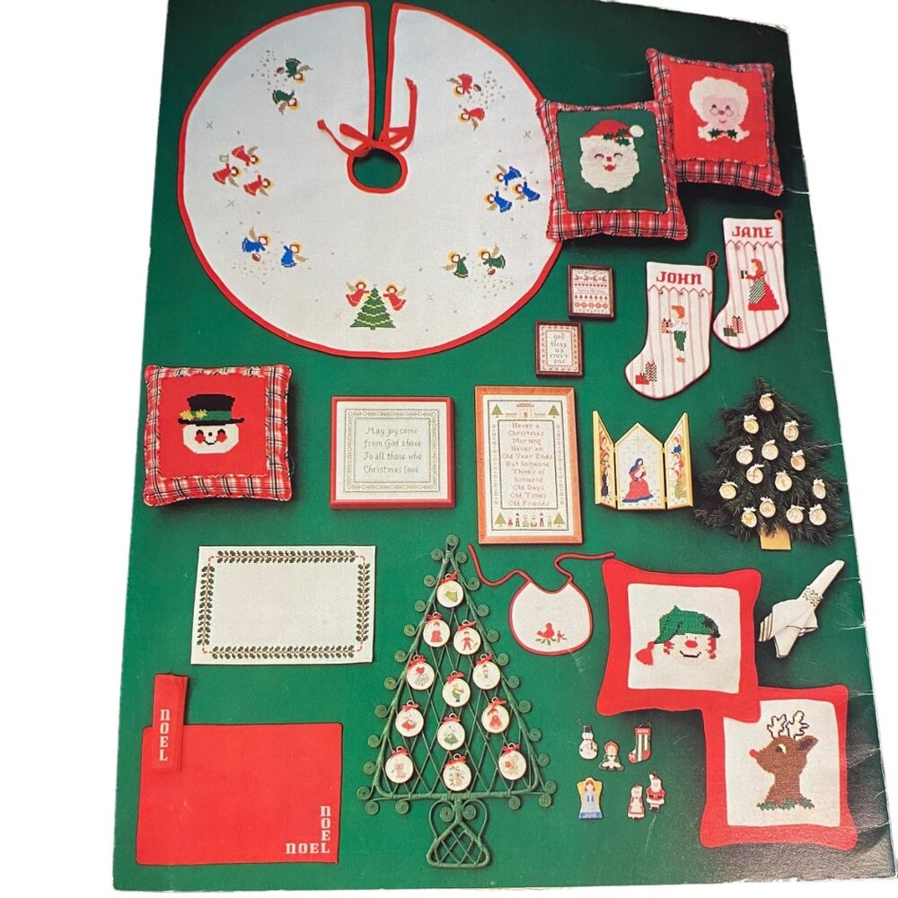 Christmas Heirlooms cross stitch charts collection 1979 Chrismons Noel vintage - Picture 2 of 7